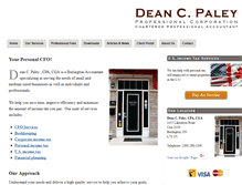 Tablet Screenshot of deanpaley.com